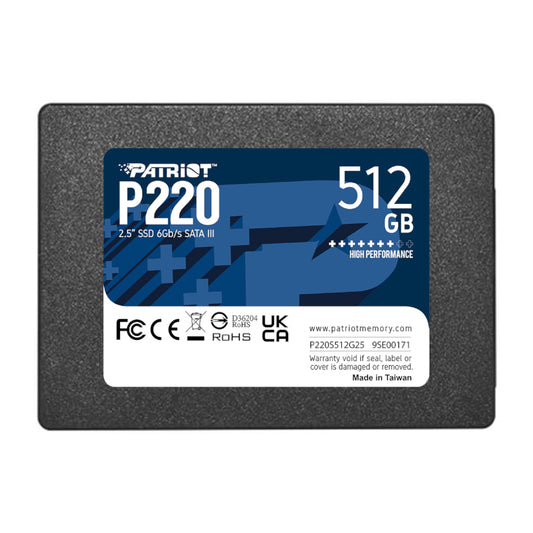 PATRIOT SSD P220 2.5 512GB