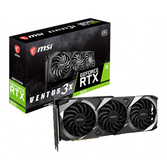 MSI Nvidia GeForce RTX 3070 Ventus 3X OC 8GB LHR GDDR6 256-BIT Graphics Card