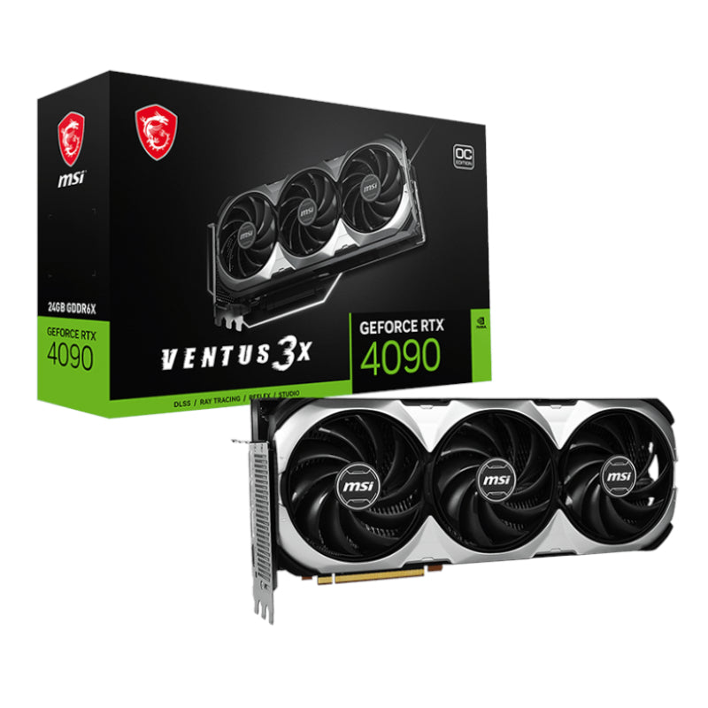 MSI Nvidia GeForce RTX 4090 Ventus 3X OC 24G GDDR6X 256-BIT Graphics Card