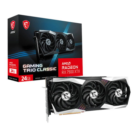 MSI Radeon RX 7900 XTX Gaming Trio Classic
24G GDDR6 384-BIT Graphics Card